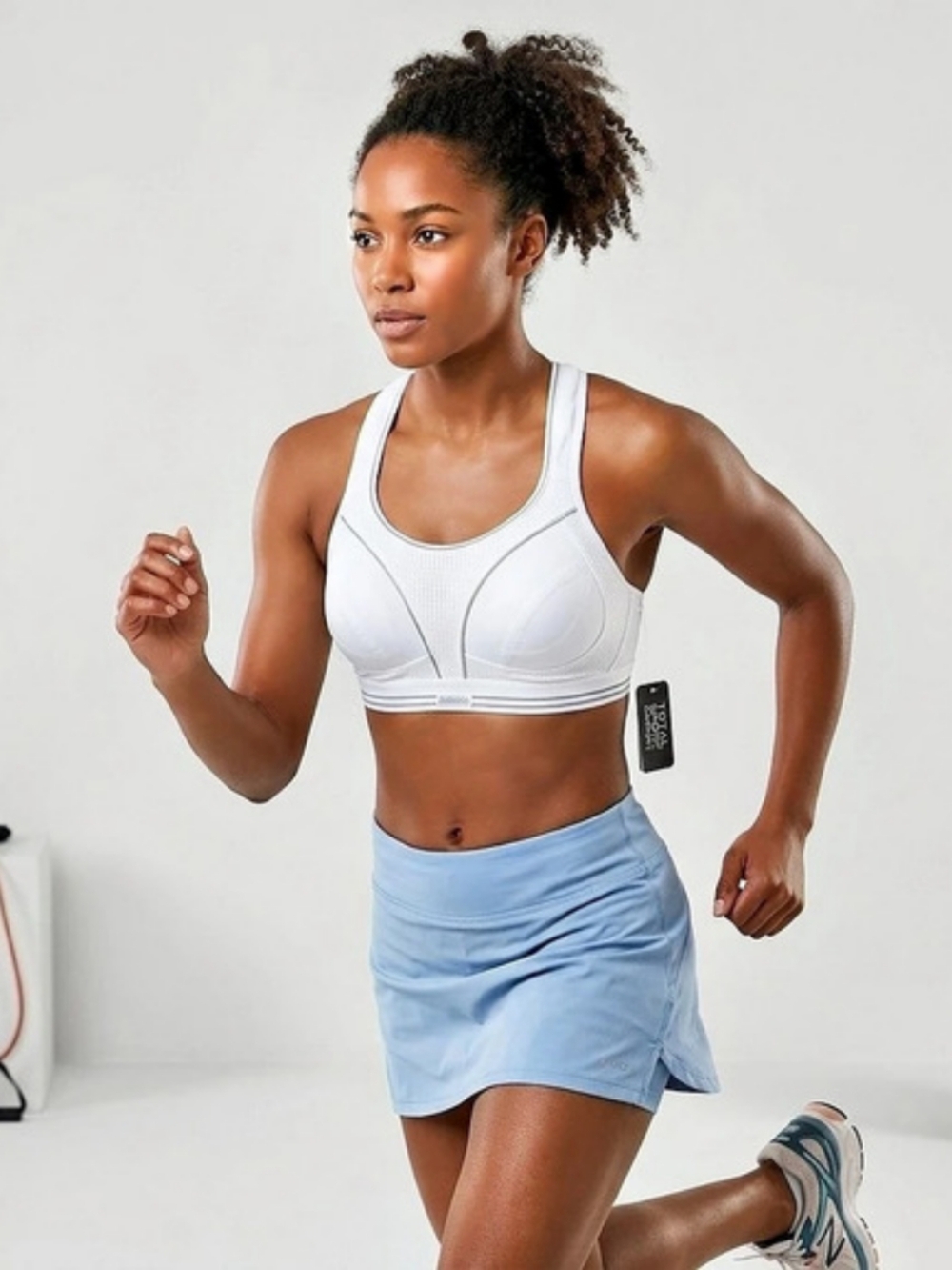 Shock Absorber Total Sport Support White Sports Bra UK 38B NWT